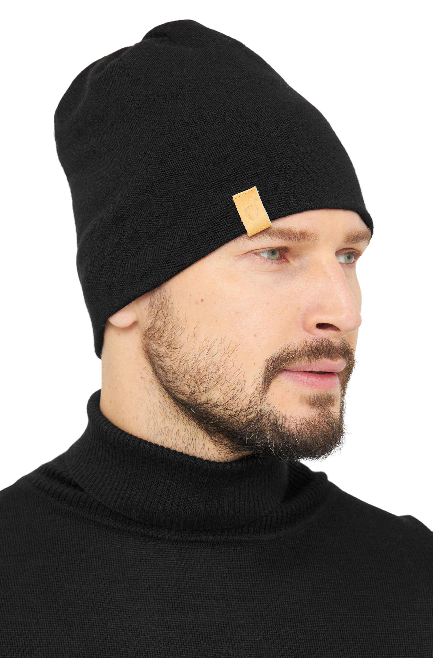 Alpaka Mütze ROYAL ALPACA SPORT-schwarz