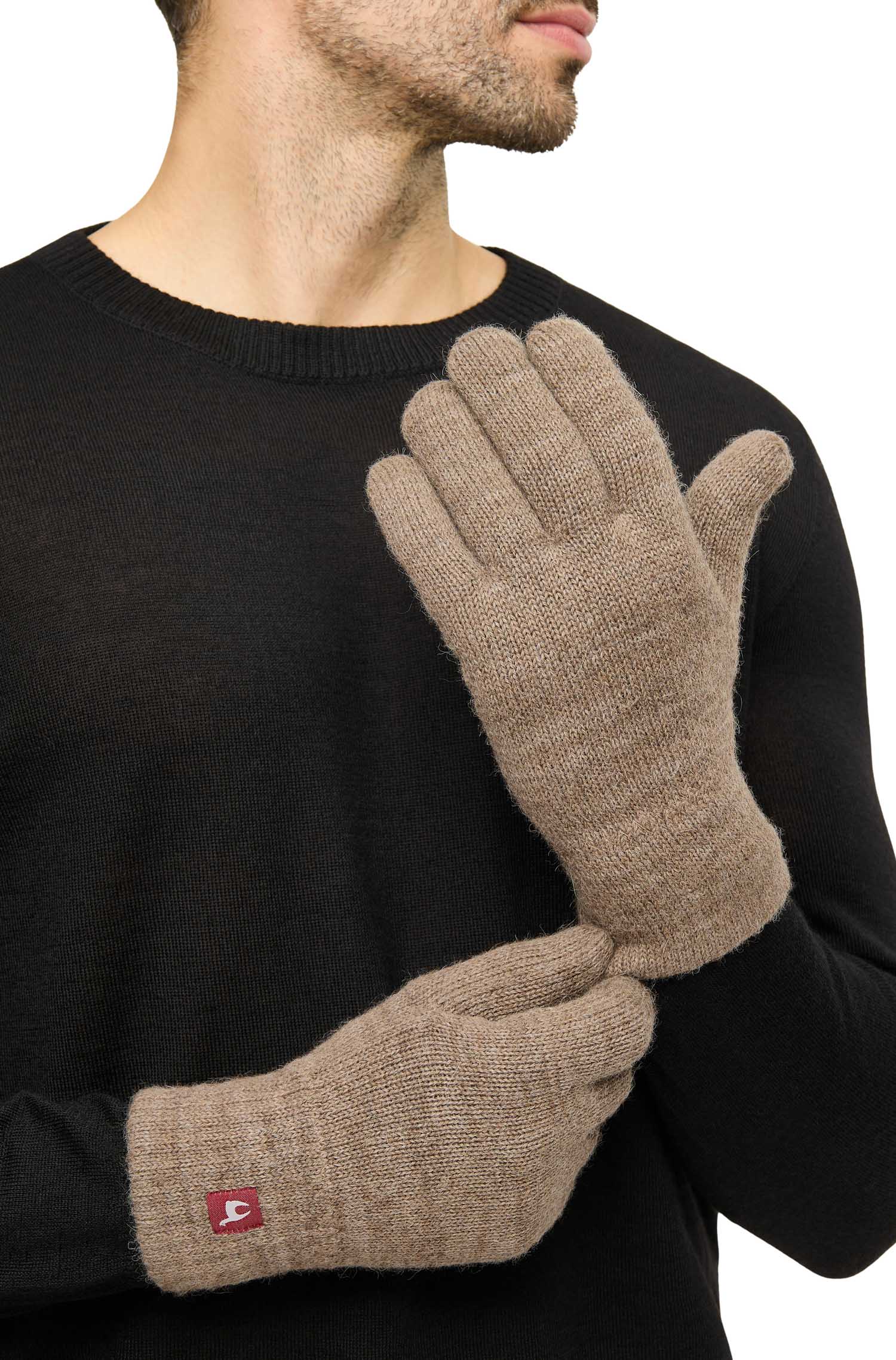 Alpaka Handschuhe UNI | gefüttert-kakao