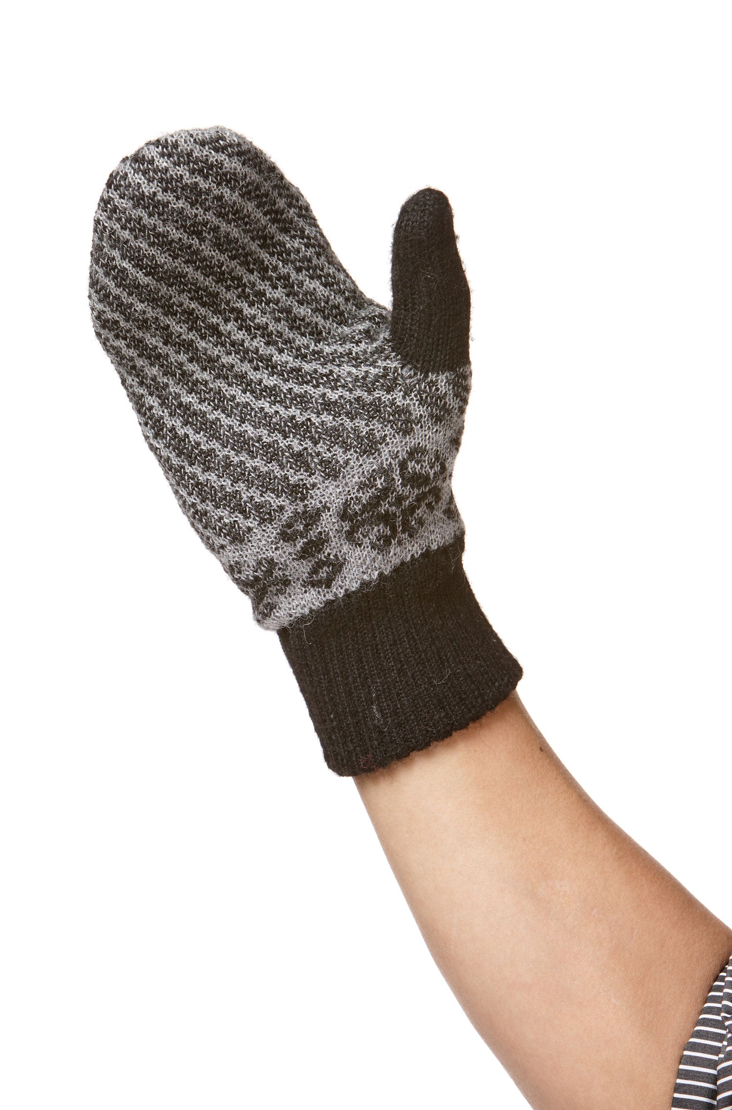 Alpaka Fäustlinge ANDINO-grau