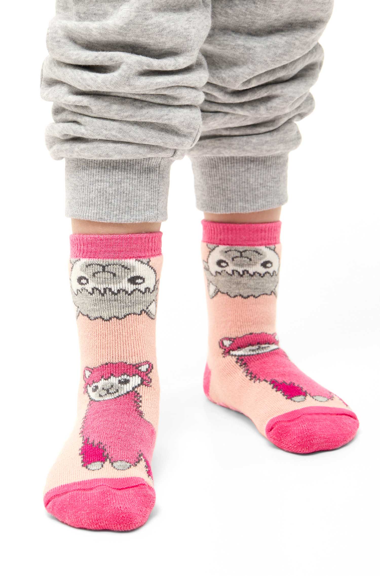 Alpaka Socken ABS | 6er-Pack-pink