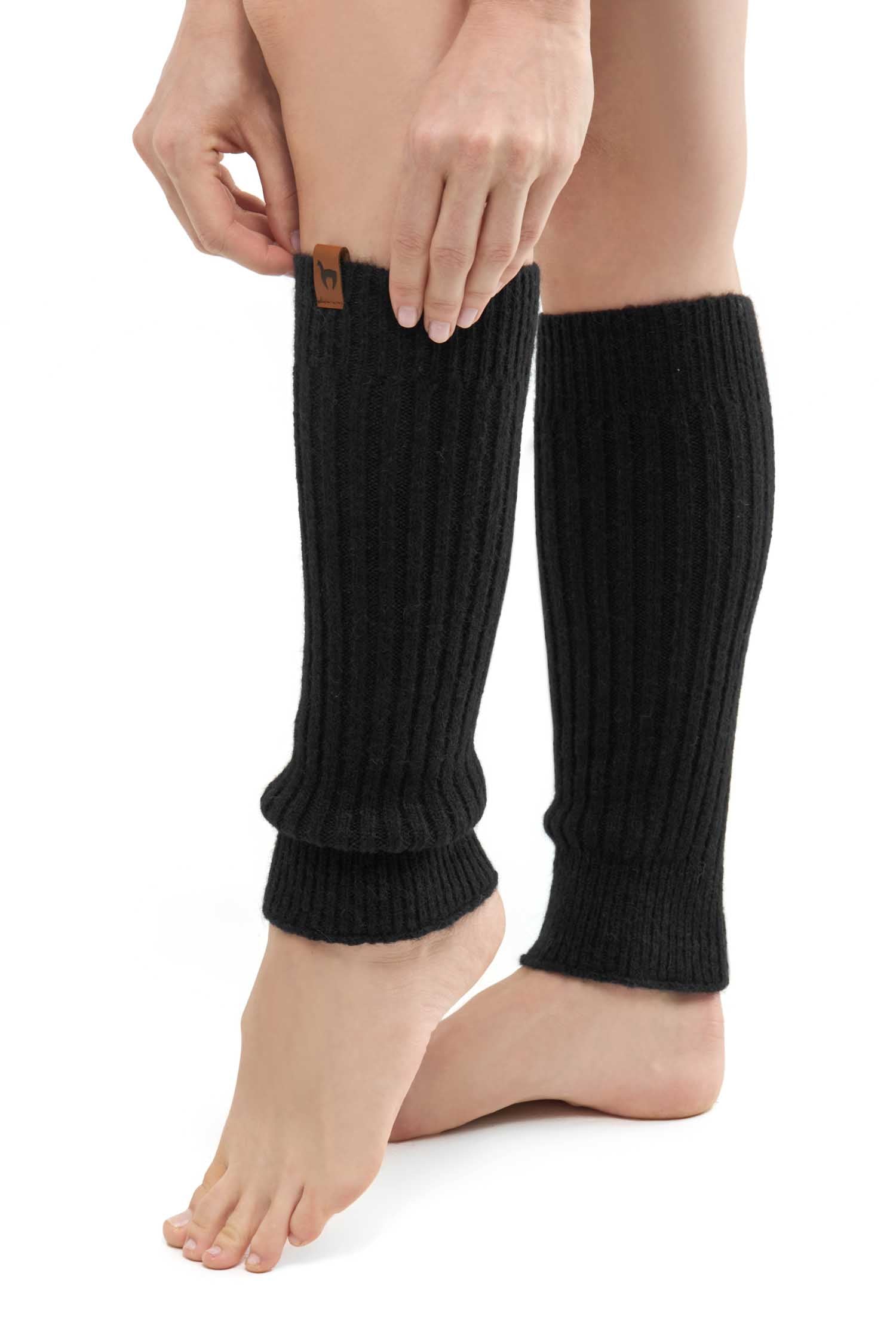 Alpaka Beinstulpen PACA-schwarz