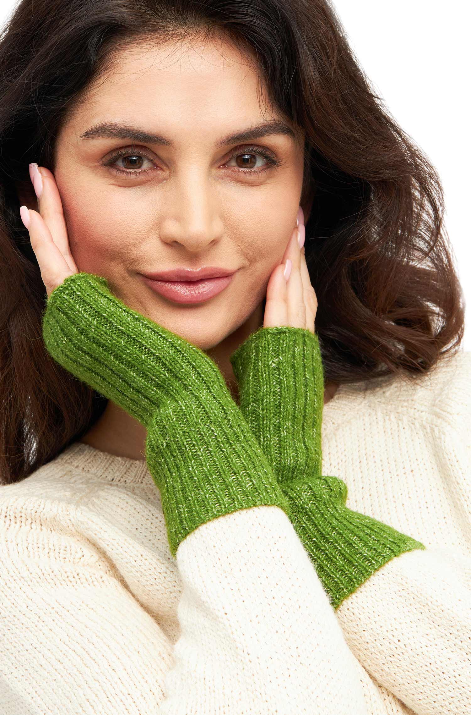 Alpaka Pulswärmer PACA-apfelgrün