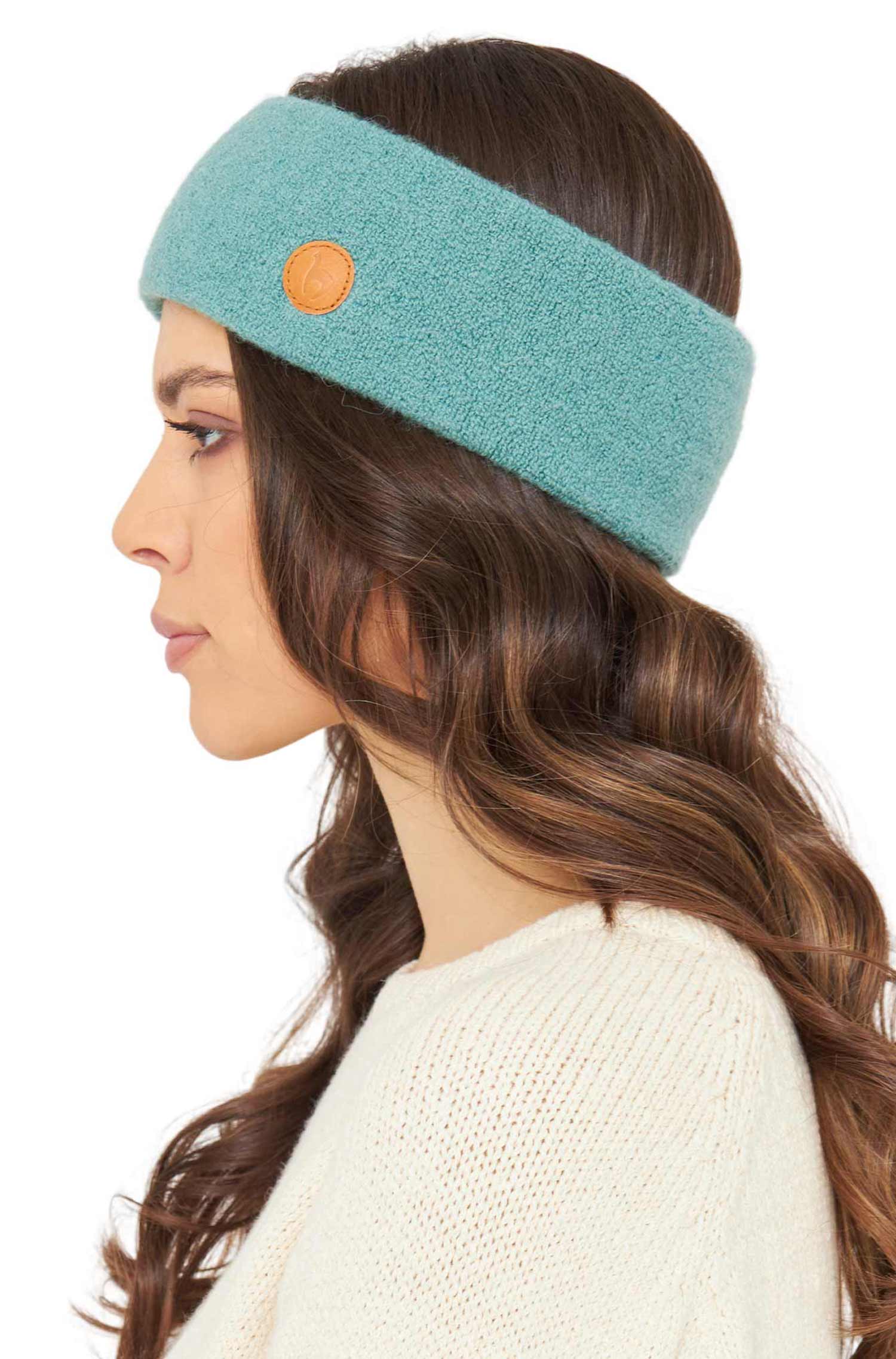 Alpaka Stirnband STRETCH-mint