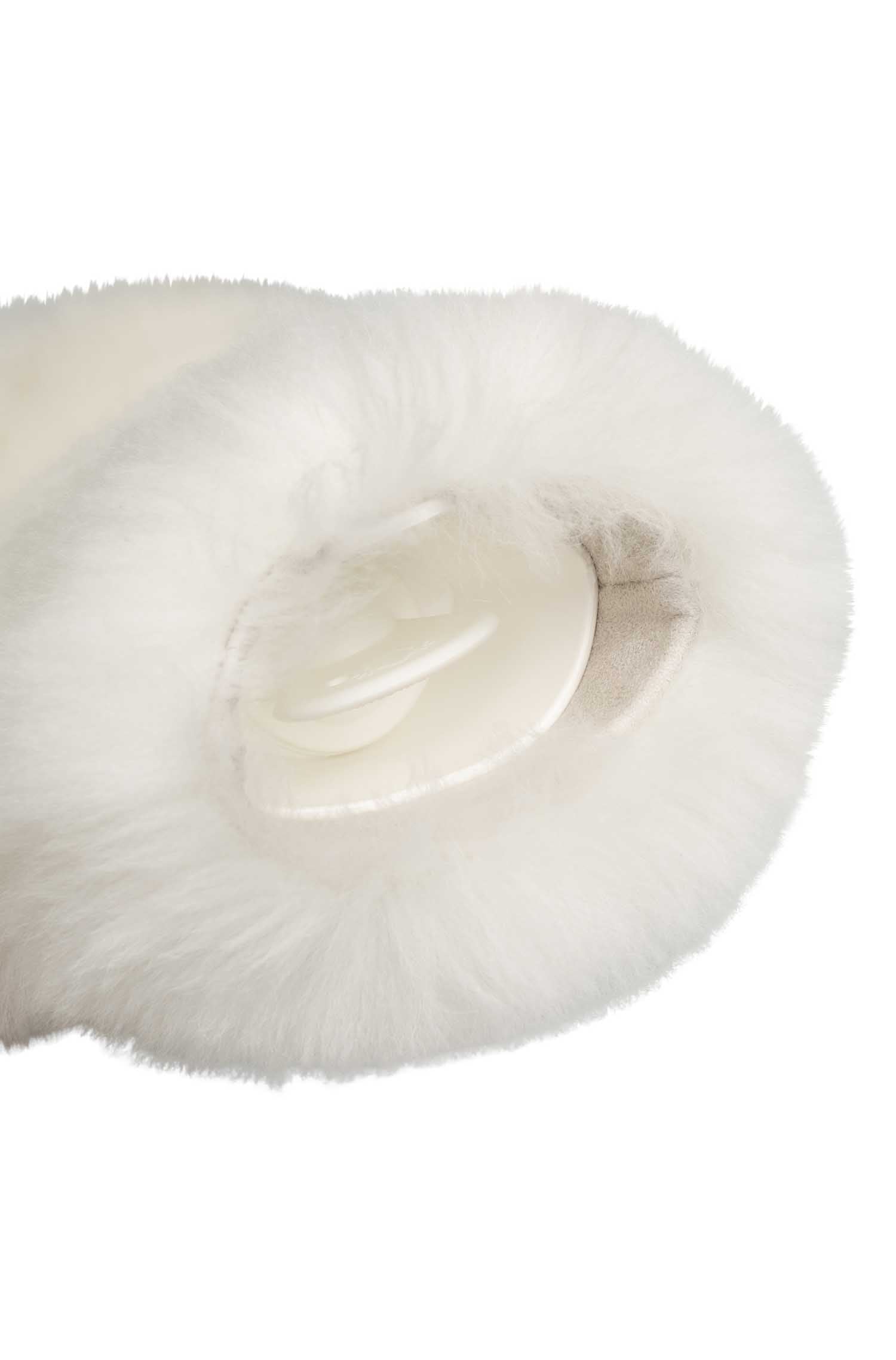 Alpaka Wärmflasche CALIENTE 1.8l-weiss