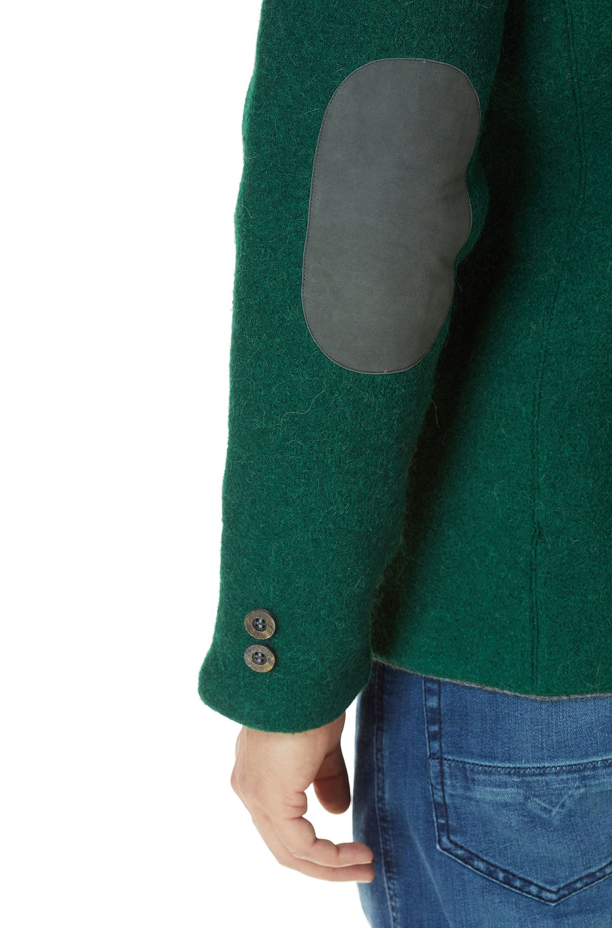 Alpaka Trachten Blazer FELIX-jagdgrün