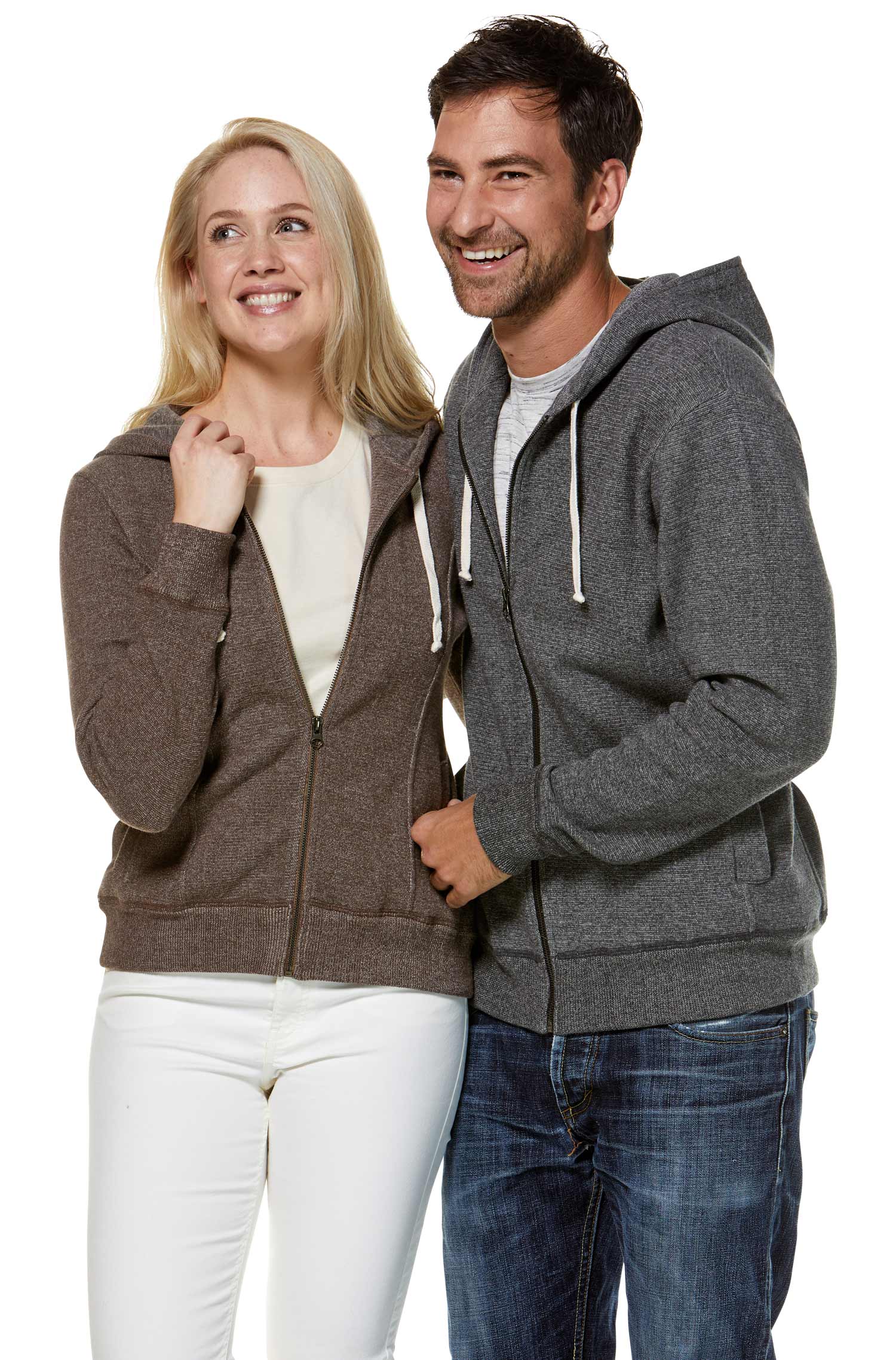 Kapuzen HOODY aus Pima Baumwolle und Royal Alpaka-anthrazit