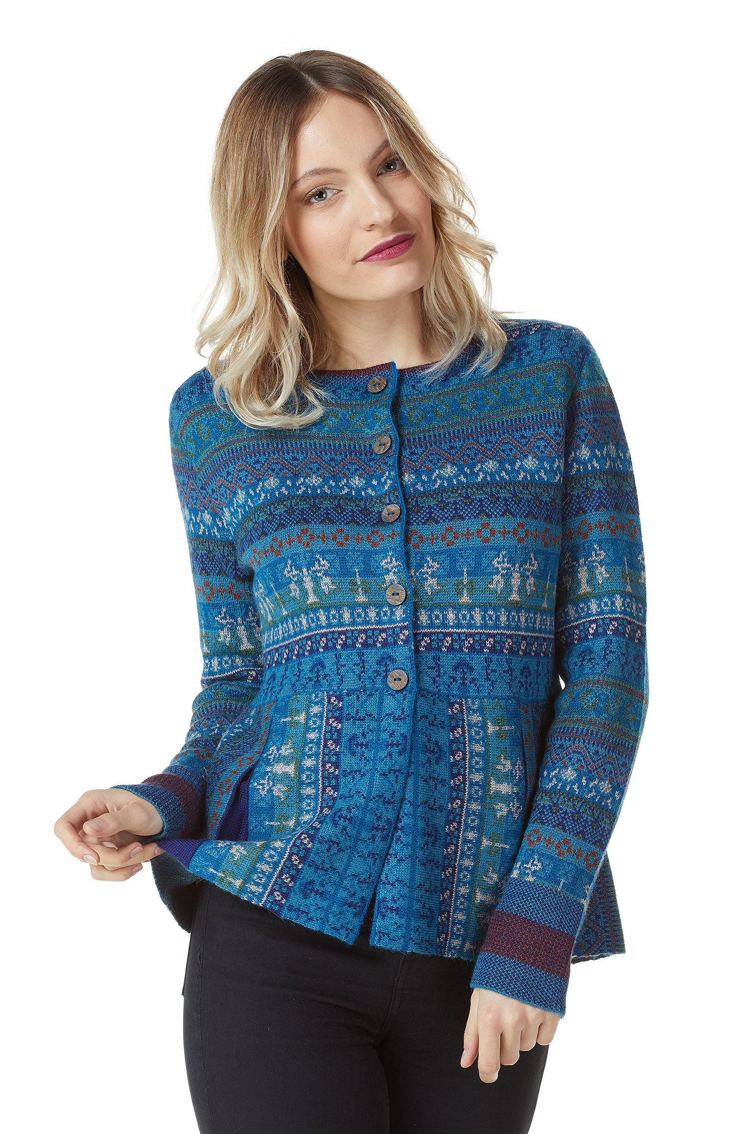 Apaka Fingerlose Handschuhe TUPAC aus 100% Baby Alpaka-rot