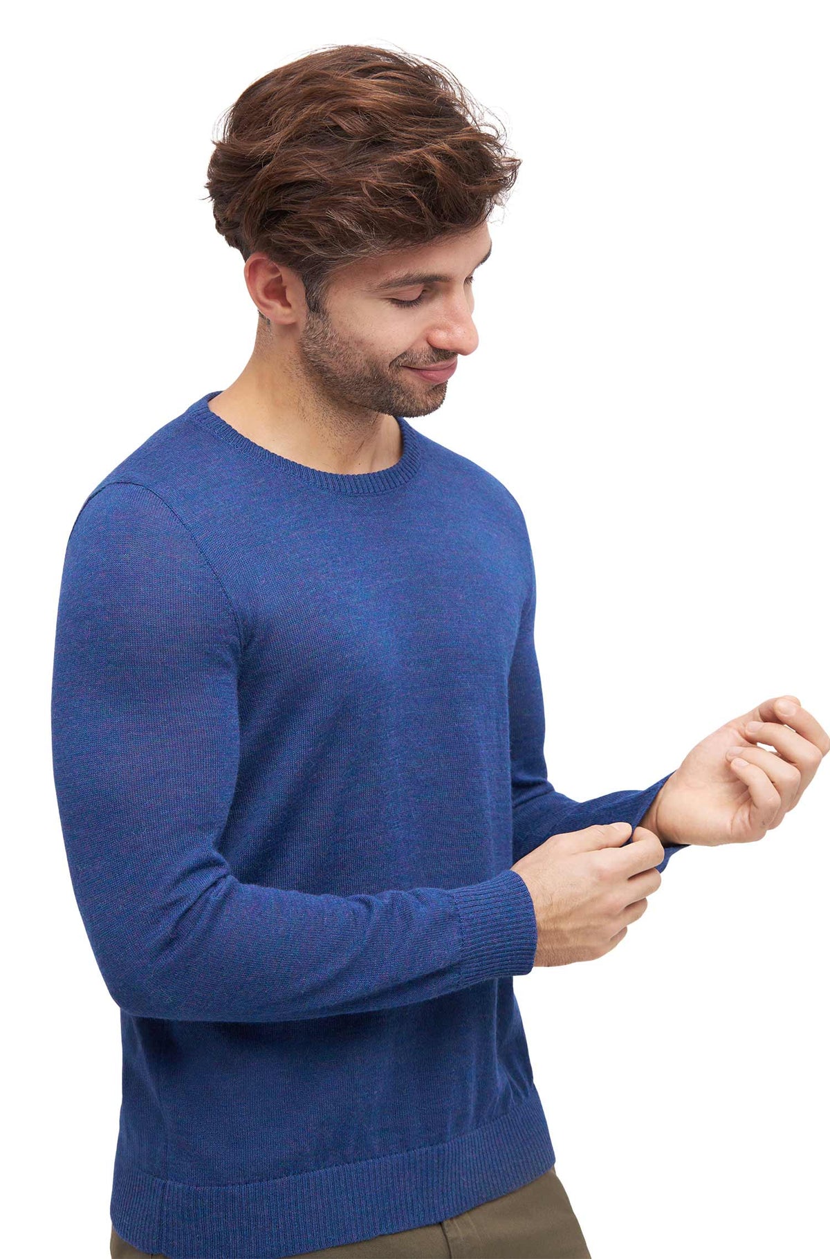 Alpaka Herren Pullover ARTURO-mitternachtsblau