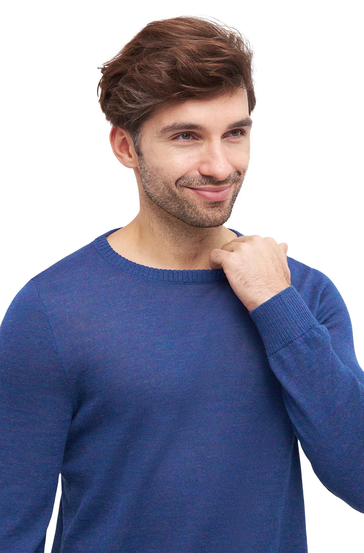 Alpaka Herren Pullover ARTURO-mitternachtsblau