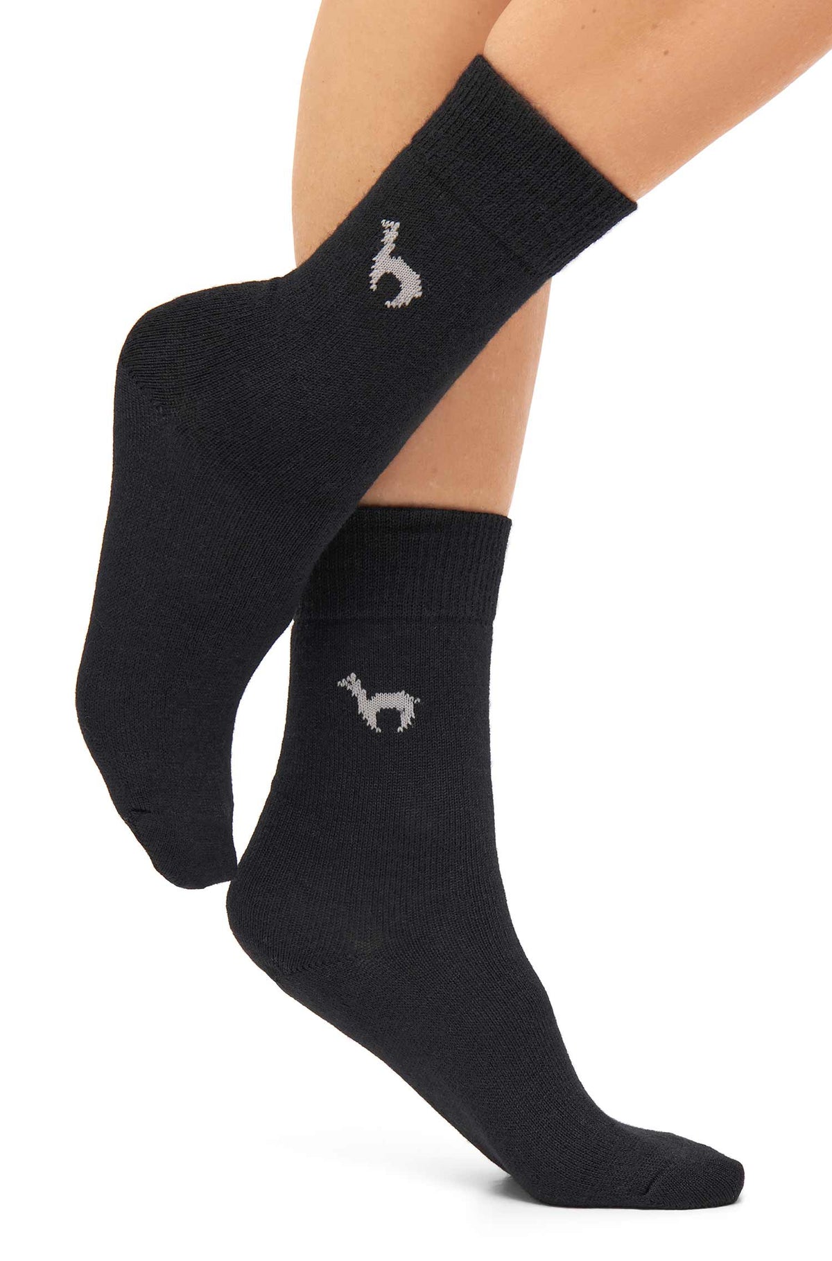 Alpaka Socken BUSINESS-schwarz