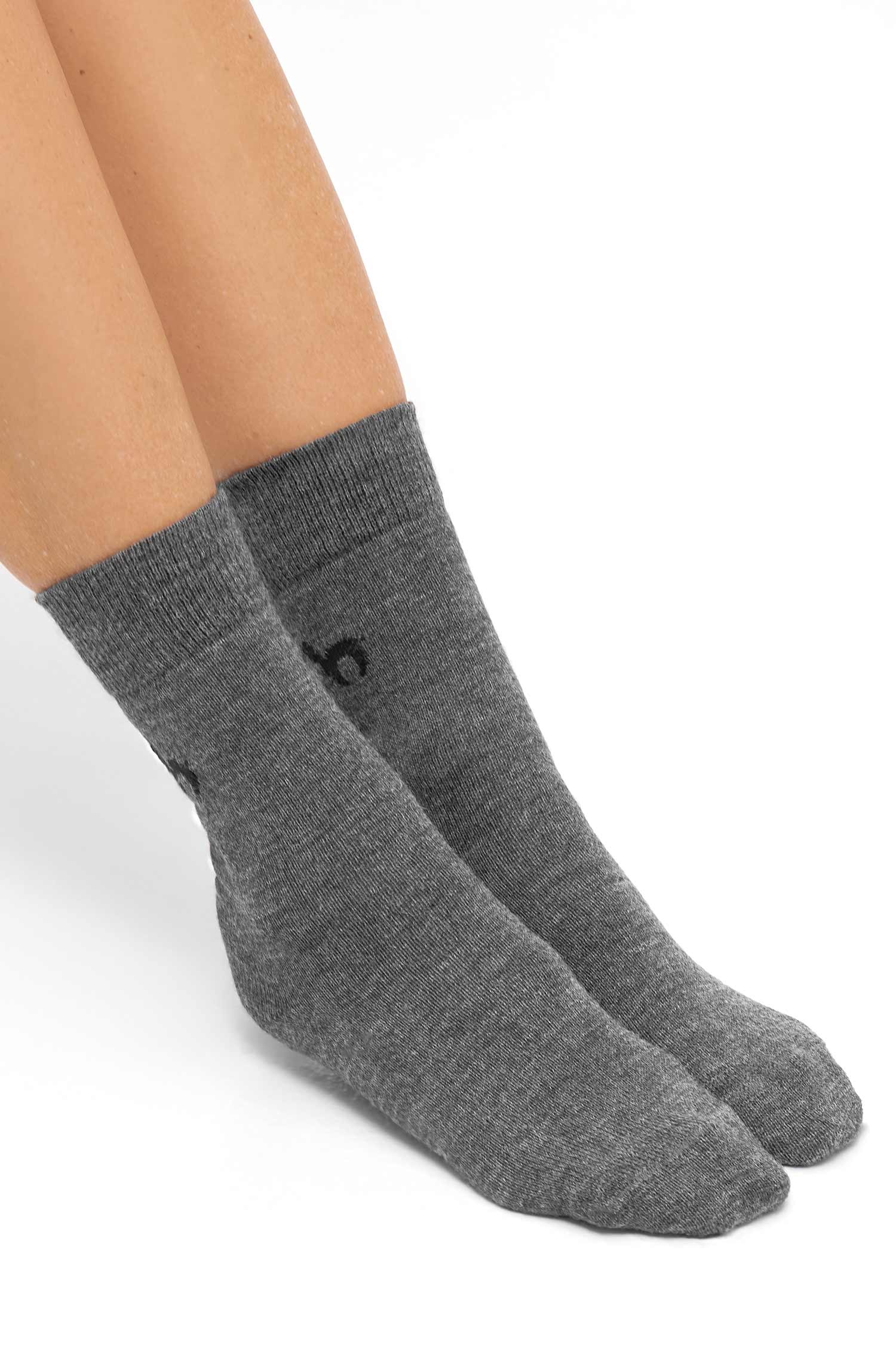 Alpaka Socken BUSINESS | 6er-Pack-grau