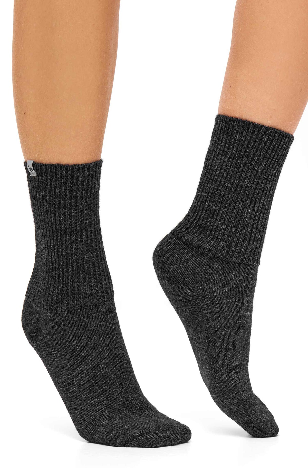 Alpaka Socken SOFT-dunkelgrau