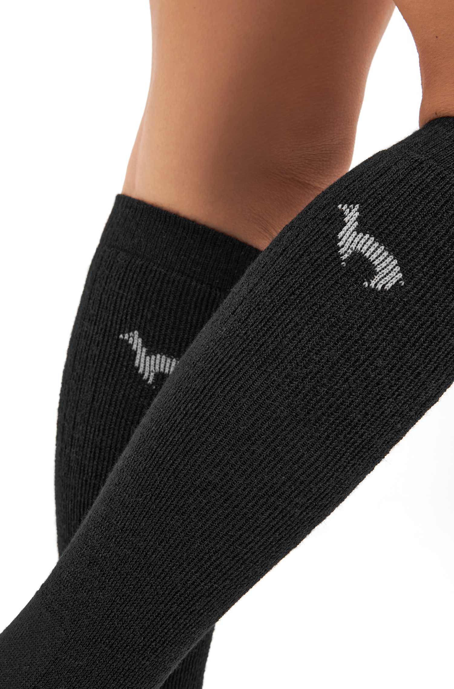 Alpaka Socken SKI | 6er-Pack-schwarz