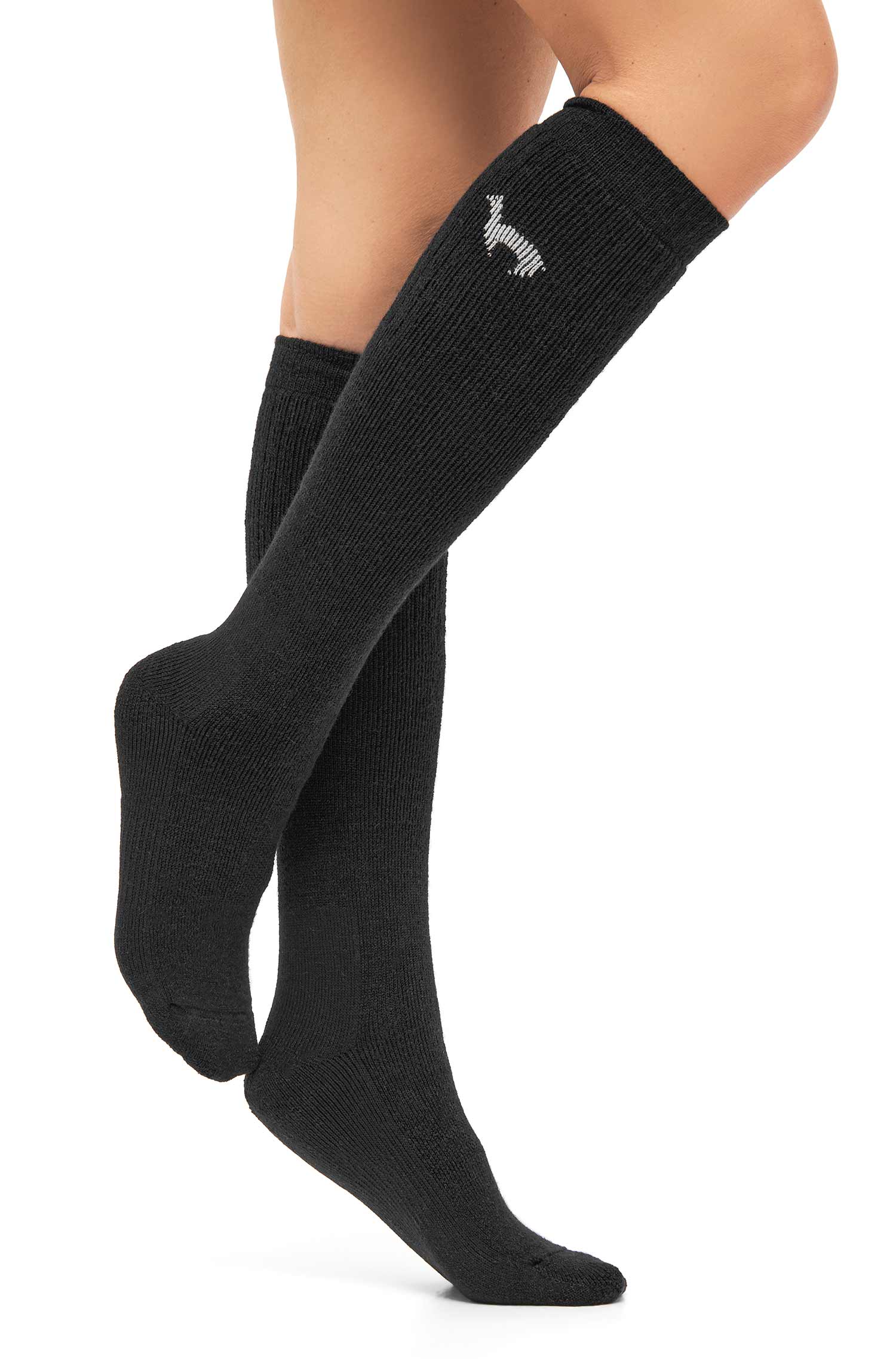 Alpaka Socken SKI | 6er-Pack-schwarz