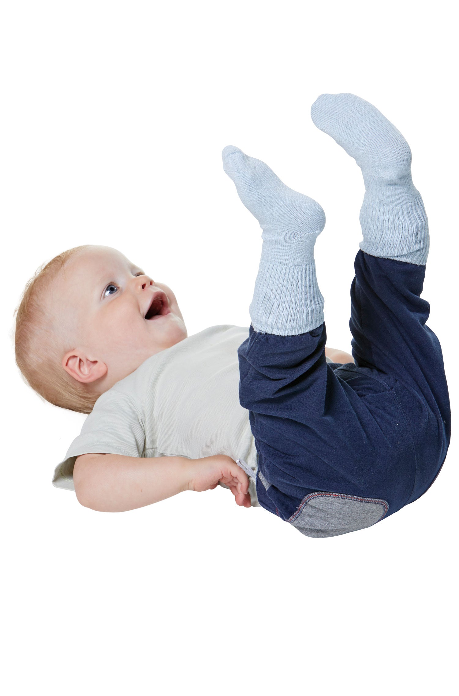 Alpaka Socken SOFT-baby blau