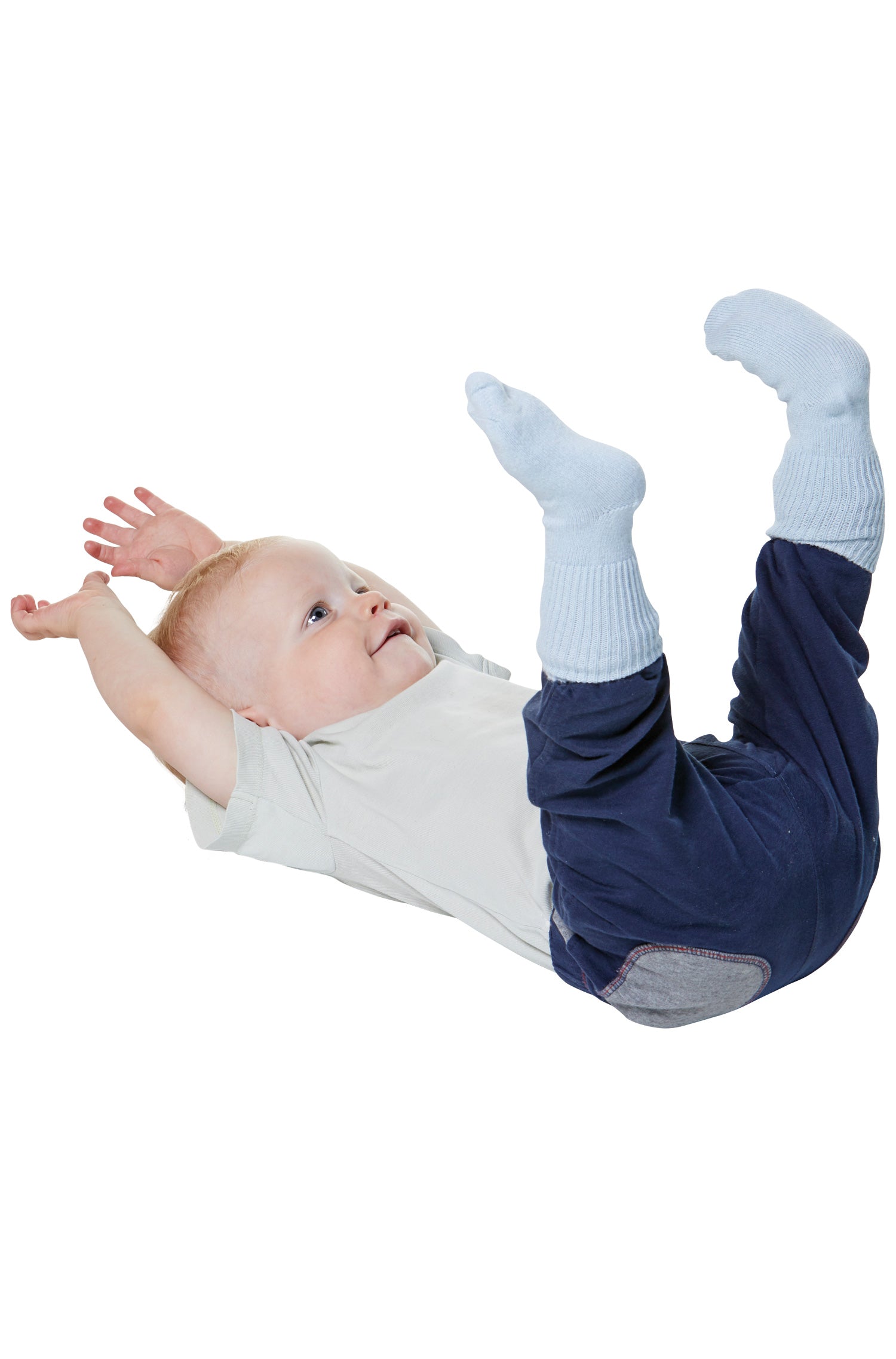 Alpaka Socken SOFT | 6er-Pack-baby blau