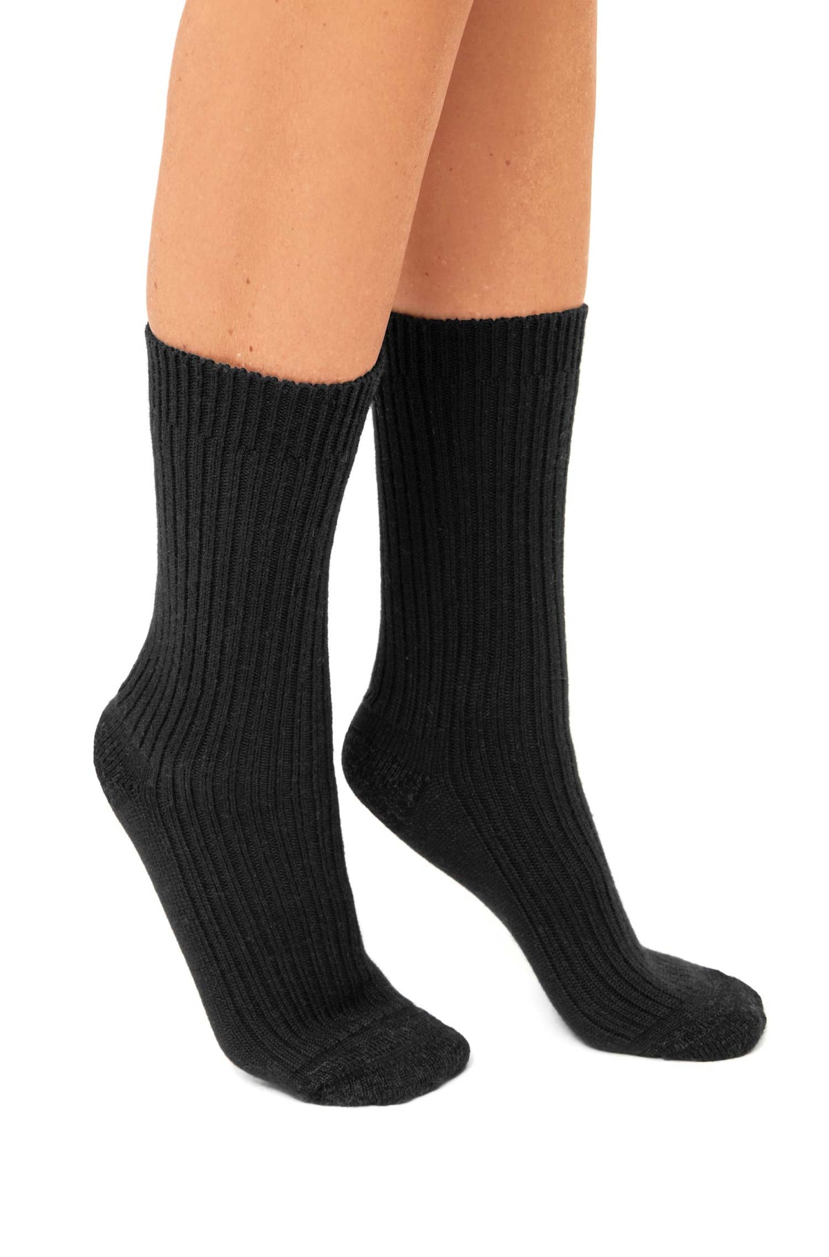 Alpaka Socken SOFT-schwarz