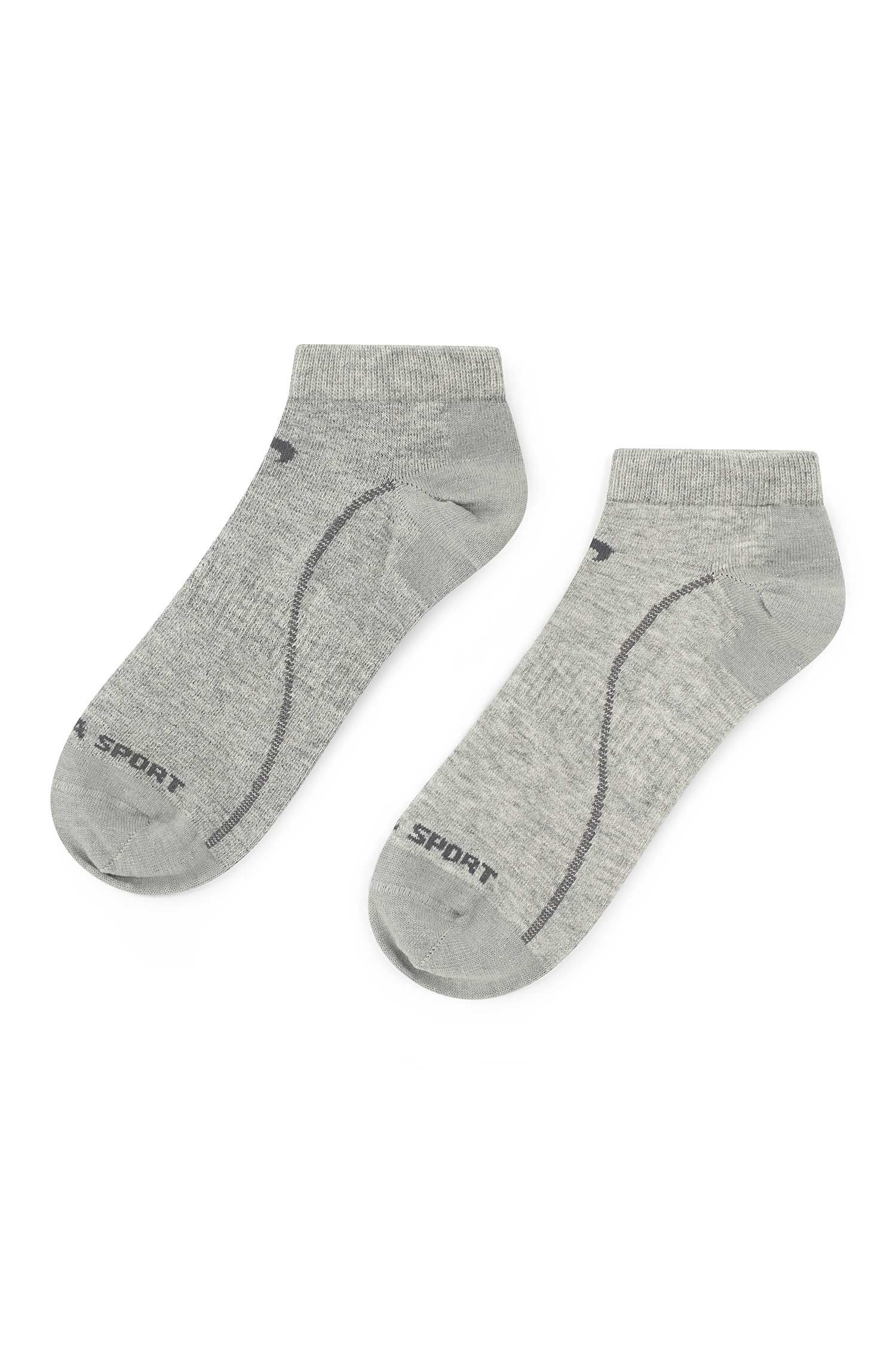 Alpaka Socken SNEAKER-silbergrau