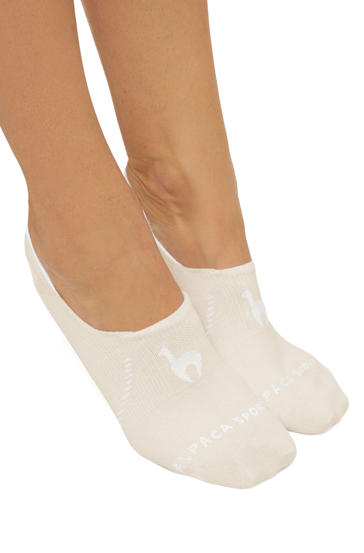 Alpaka Socken SLIPPER-weiss