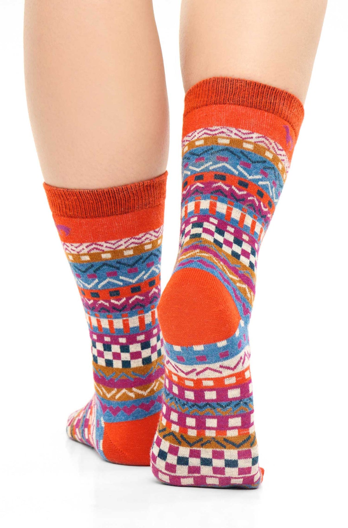 Alpaka Socken CALEIDO-mehrfarbig
