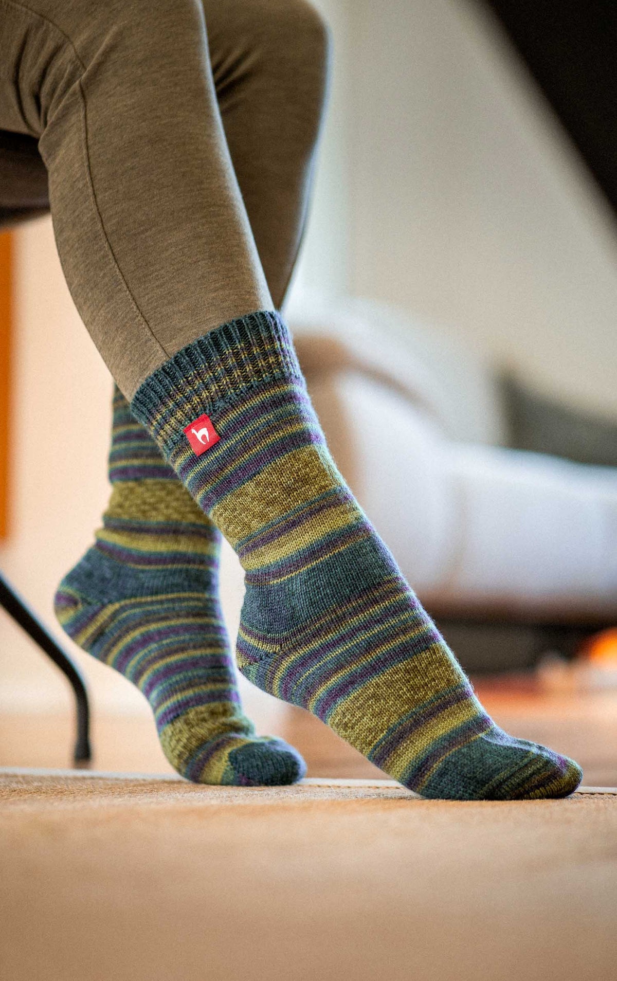 Alpaka Socken HARMONY-lavendel