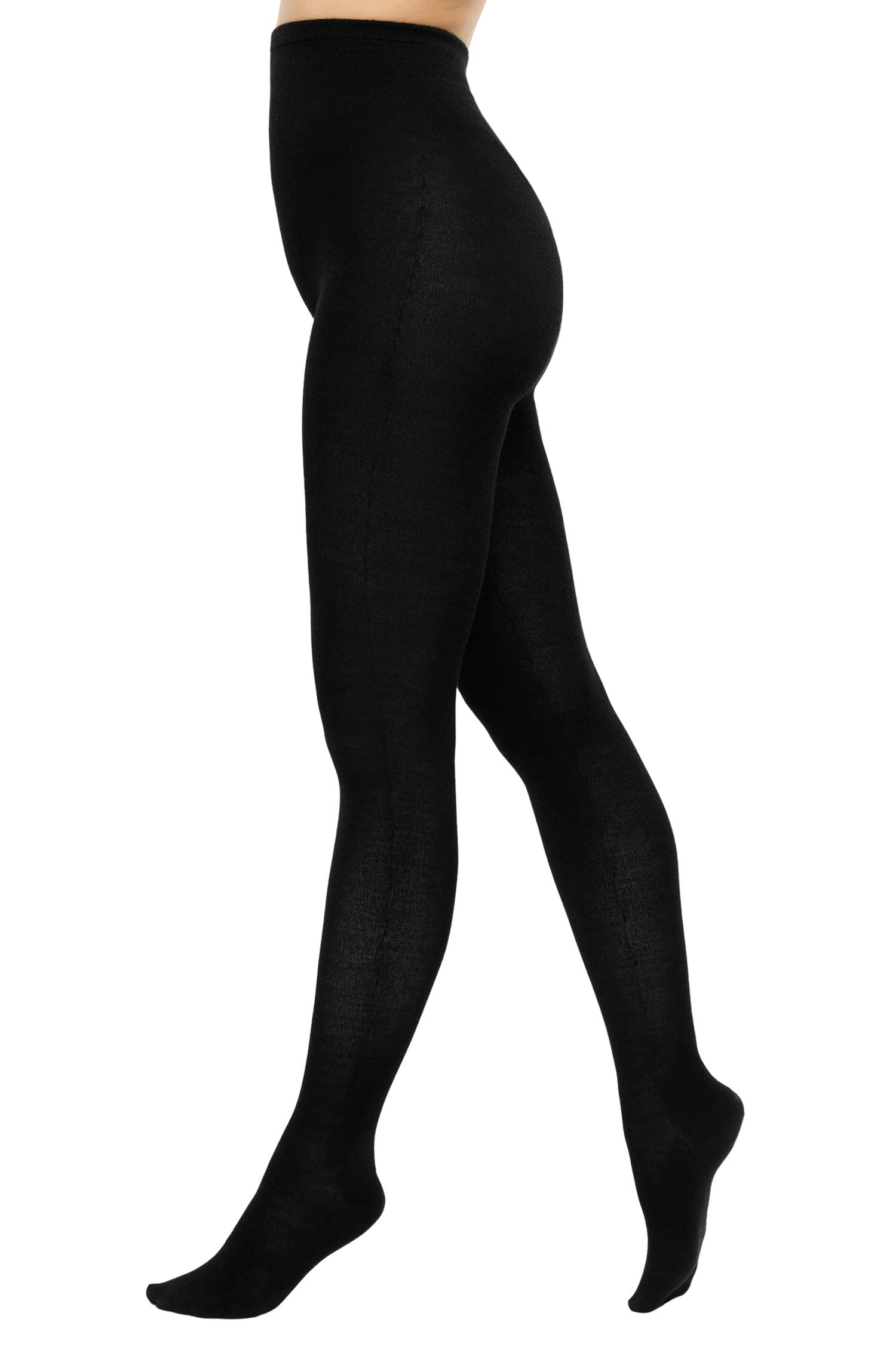 Alpaka Strumpfhose ROYAL ALPACA-schwarz