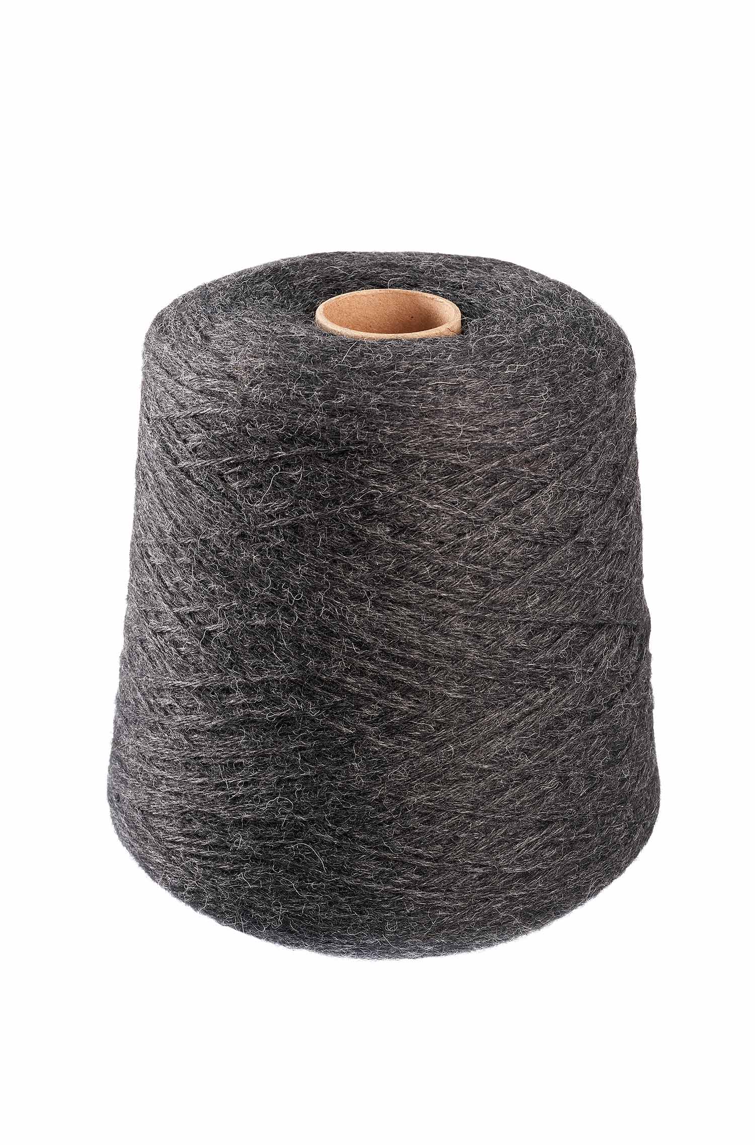 Alpaka Strickgarn BABY ALPACA | 1kg Kone-anthrazit
