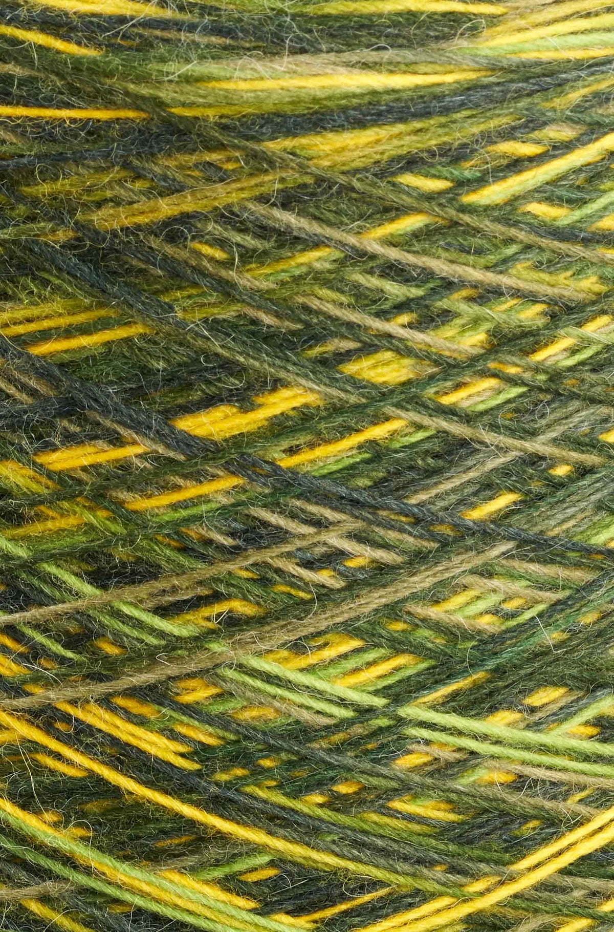 Alpaka Sockengarn MULTICOLOUR | 1kg Kone-grün/gelb