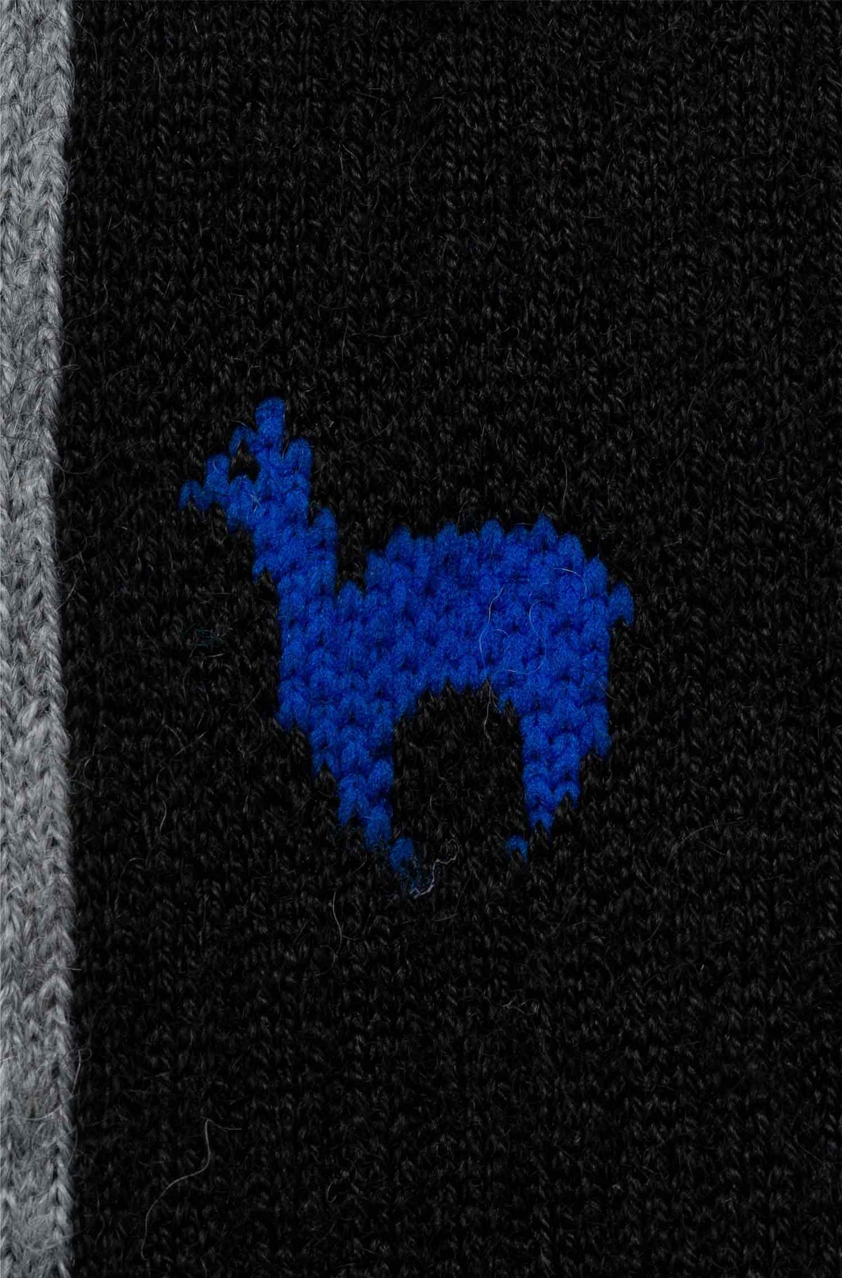 Kinder Socken SKI-schwarz/grau